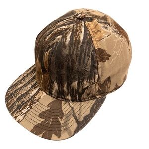 Vtg Kudzu Realtree Blank Camo Hat Snapback Cap Adjustable Hunt USA Made 90s
